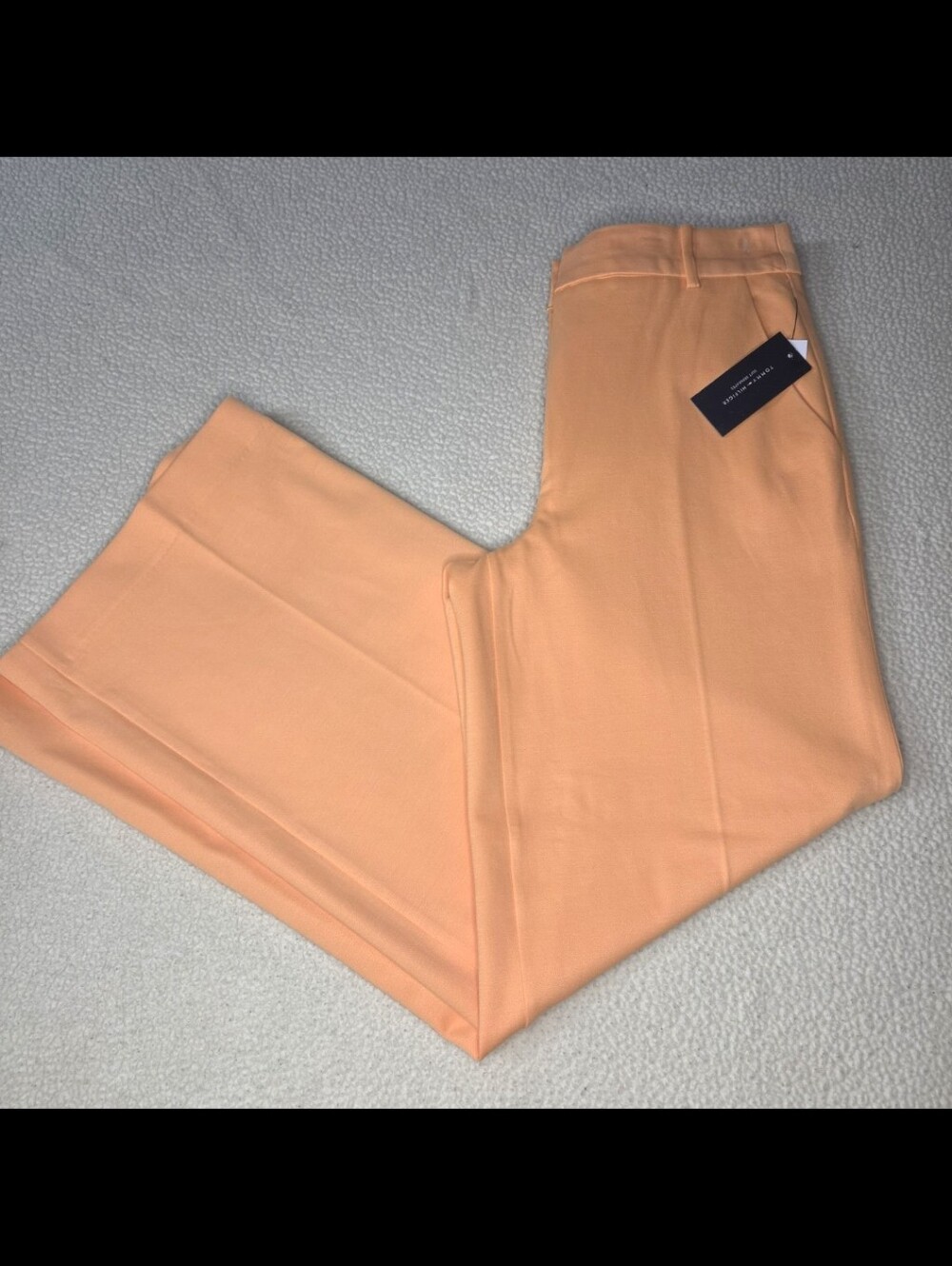 Tommy Hilfiger Wide-Leg Peach Women's Trousers Size 10 NWT